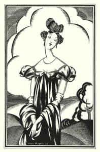 Illustrazione per Don Giovanni di Lord Byron: Aurora Raby, una giovane stella