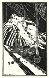 Illustrazione per Don Juan di Lord Byron: Haidee e Juan non erano sposati, la colpa era loro, non mia da John Austen