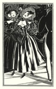 Illustrazione per Don Giovanni di Lord Byron: Pedestrian Paphians, comodi ma immorali da John Austen