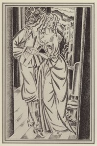 Illustrazione per Moll Flanders di Daniel Defoe da John Austen