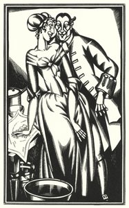 Illustrazione per Tristram Shandy di Laurence Sterne