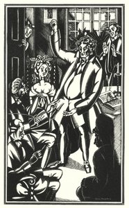 Illustrazione per Tristram Shandy di Laurence Sterne