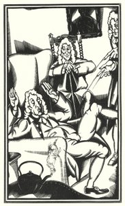 Illustrazione per Tristram Shandy di Laurence Sterne da John Austen
