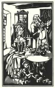 Illustrazione per Tristram Shandy di Laurence Sterne da John Austen
