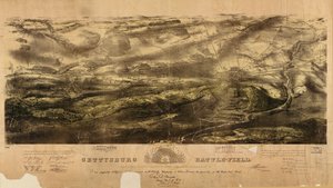 Campo di battaglia di Gettysburg da John Bachelder