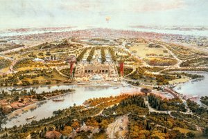 Central Park, estate, vista verso sud, 1865
