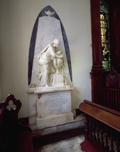 Monumento a Rosa Palmer di Rose Hall, 1790 (marmo) da John Bacon