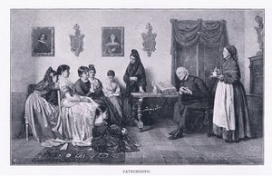 Catechismo, da The Magazine of Art 1893, Cassell and Company da John Bagnold Burgess
