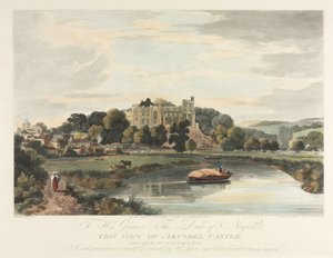 Questa vista del castello di Arundel