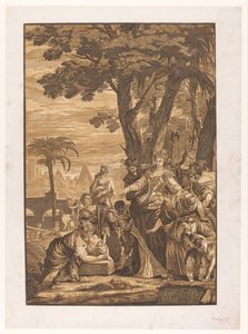 Mosè trovato dalla figlia del faraone da John Baptist Jackson