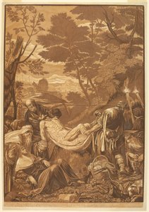 La Sepoltura, dopo Jacopo Bassano da John Baptist Jackson