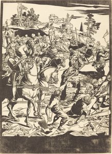 La crocifissione (piatto sinistro) da John Baptist Jackson after Jacopo Tintoretto