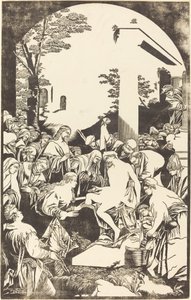 La Resurrezione di Lazzaro da John Baptist Jackson after Leandro Bassano
