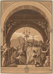 La presentazione al tempio da John Baptist Jackson, after Veronese