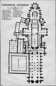 Cattedrale di Canterbury, XX secolo da John Bartholomew