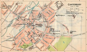 Canterbury, XX secolo da John Bartholomew