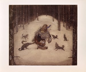 John Bauer, Troll e lupi da John Bauer