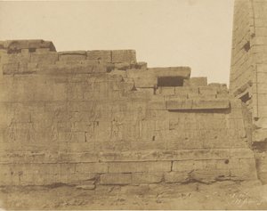[Karnac, Tempio a sud della Sala Ipostila, parete sud (esterno) da John Beasley Greene