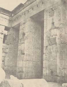 Médinet Habou, Palazzo di Ramses II 2a Corte, Lato Est da John Beasly Greene
