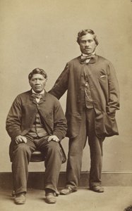 Takerei e Hapimana, c.1863 da John Beattie