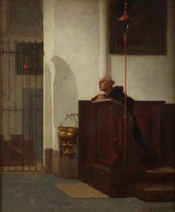 Vecchia chiesa, Düsseldorf da John Beaufain Irving