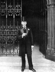 Joseph Chamberlain, statista liberale britannico, c1905