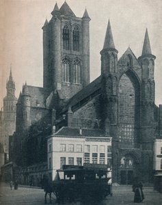 La cattedrale di San Bavone, Gand, Belgio, c. 1900-1914/1915 da John Benjamin Stone