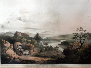 Una vista vicino al passo di Roode Sand al Capo di Buona Speranza