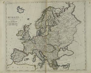 Europa, 1814 da John Bower