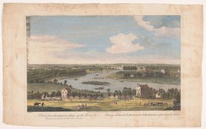 Veduta del fiume Tamigi a Richmond vista da Richmond Hill