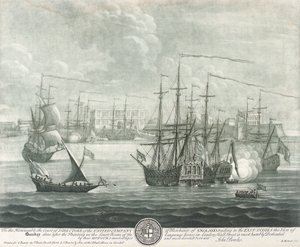 Veduta di Bombay (India), dedicata al direttore della Compagnia delle Indie Orientali britannica