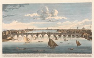 Una vista del ponte di Westminster da John Boydell