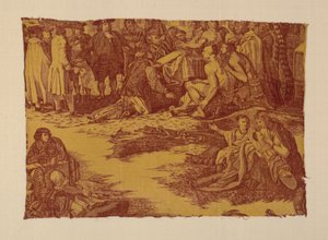 Frammento intitolato "Trattato di William Penn con gli indiani". da John Boydell