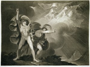 Macbeth, Banquo e le tre streghe sulla brughiera in Atto I, Scena III di Macbeth di William Shakespeare da John Boydell