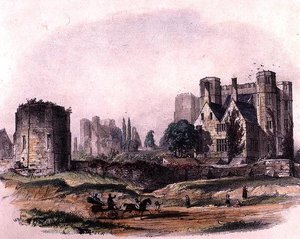 Castello di Kenilworth da John Brandard