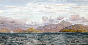 Lock Linnhe, vicino a Oban, Scozia da John Brett