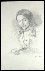 Ritratto di Pauline Rivaz da John Brett