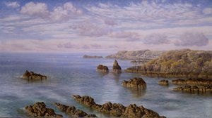 Costa meridionale di Guernsey, 1875 da John Brett