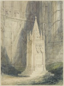 Progetto per il Cenotafio di Chatterton nella Chiesa di St Mary Redcliffe