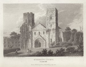 Chiesa di San Germano, Cornovaglia da John Britton