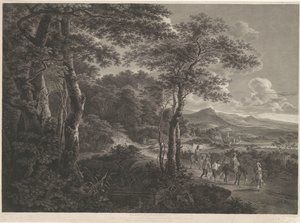 Paesaggio con briganti prigionieri da John Browne