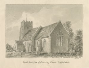Chiesa di Armitage: disegno a seppia da John Buckler