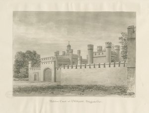 Blithfield Hall - Corte della Cucina da John Buckler
