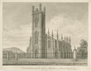 Burton-upon-Trent - Chiesa della Santissima Trinità da John Buckler