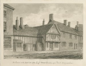 Burton-upon-Trent - Vecchie Case in High Street da John Buckler