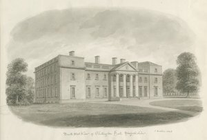 Chillington Hall (disegno a seppia) da John Buckler