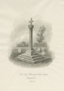 Croce nel cimitero della chiesa di Pattingham