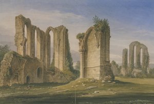 Abbazia di Croxden: acquerello da John Buckler