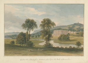Derbyshire - Chatsworth Hall da John Buckler