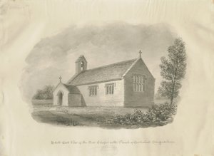 Eccleshall - Cappella di Cotes Heath: disegno a seppia